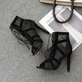 DS Naisten Korkeakorkoiset Tanssikengät - Mukautetut - Salsa & Jazz-kengät-EmiyoSuomi