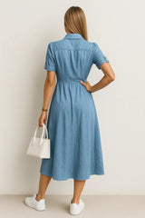 Rebekka Denim Midimekko - Tyylikäs & Ajaton vivano-warszawa