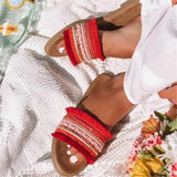 Naisten - Rentoa Boho-kesä-sandaalit - Hengittävä materiaali - Täydellinen kesäksi-Sandaalit-EmiyoSuomi