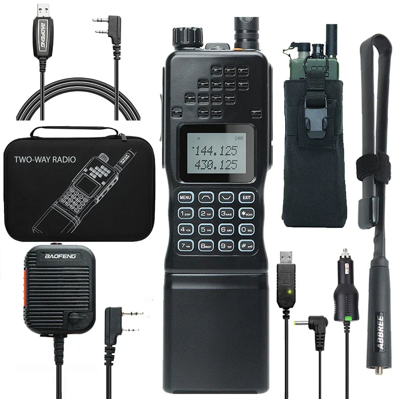 Kaksitaajuinen VHF/UHF - Käytäväpuhelin - CommGuard-***Dual-Band Walkie Talkie - CommGuard-EmiyoSuomi