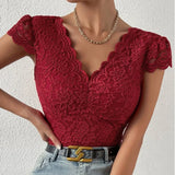 Verisse - läpinäkyvä pitsibodysuit - alusvaatteet