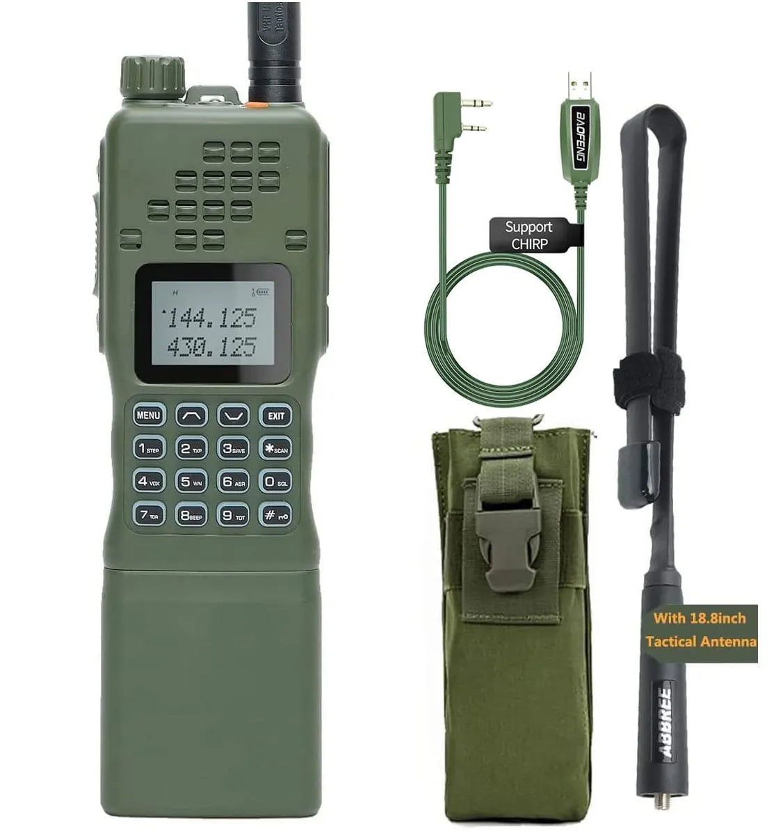 Kaksitaajuinen VHF/UHF - Käytäväpuhelin - CommGuard-***Dual-Band Walkie Talkie - CommGuard-EmiyoSuomi