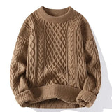 Jouluneule miesten villainen pyöreäkaula pullover syys- ja talvikauteen