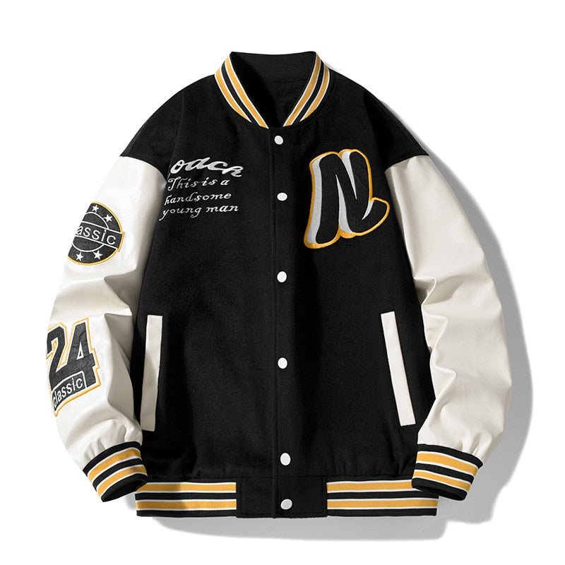 Miesten Varsity Takki | Baseball-tyyli | Casual Streetwear