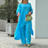 Pitkä Linho Lillois - Yhdistelmä - Monikäyttöinen Työkalu-Mekot-EmiyoSuomi