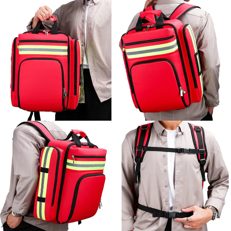 Suuri ensiapu- ja selviytymislaukku - RescueReady-***Large First Aid & Survival Backpack - RescueReady-EmiyoSuomi