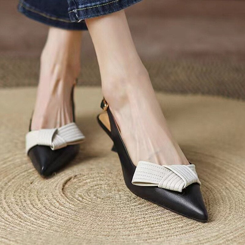 Slingback-korkokengät - Terävä - Elegantti - Naistenmuoti - EmiyoSuomi