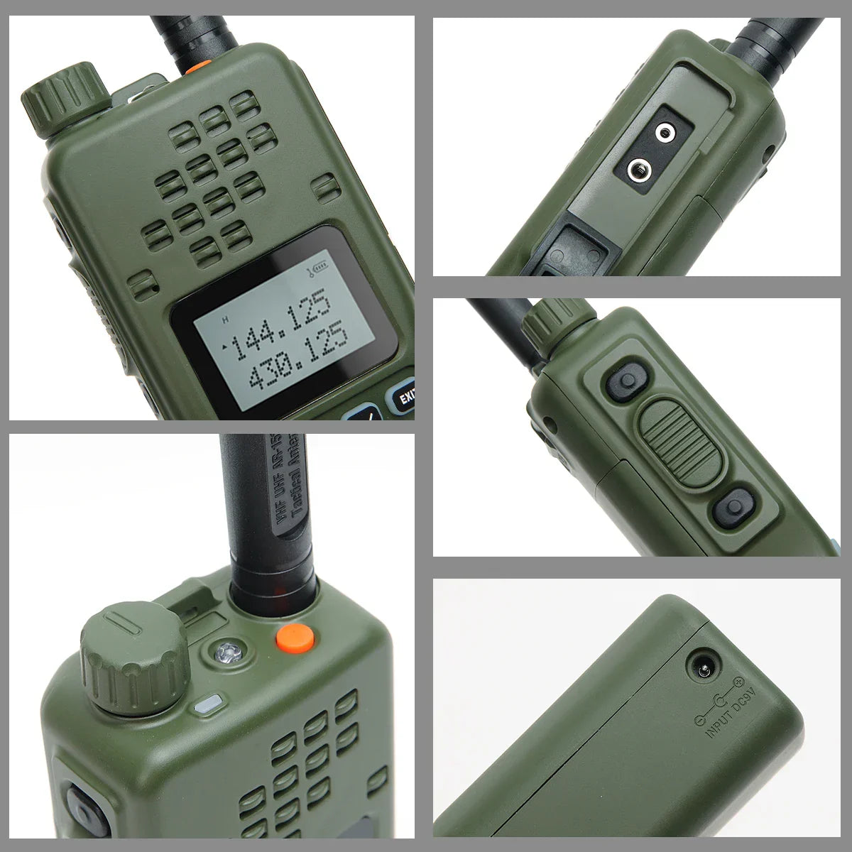 Kaksitaajuinen VHF/UHF - Käytäväpuhelin - CommGuard-***Dual-Band Walkie Talkie - CommGuard-EmiyoSuomi