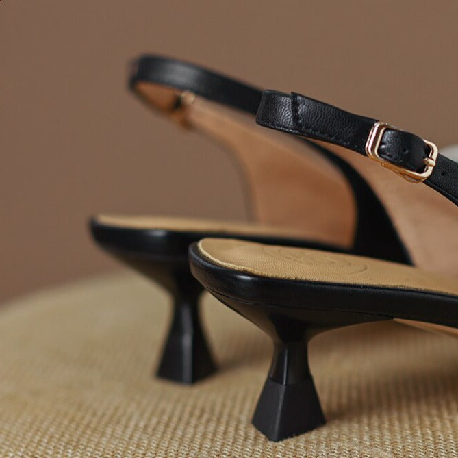 Slingback-korkokengät - Terävä - Elegantti - Naistenmuoti - EmiyoSuomi