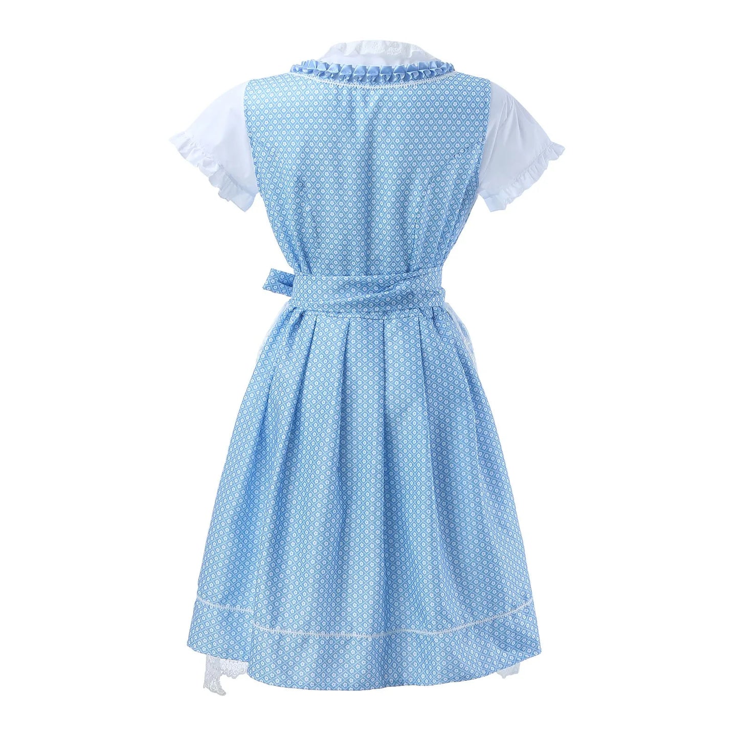 Naisten Dirndl Mekko - Kevyt Kangas - Oktoberfest Trachtenmekko - Juhlavampi Mukavuus