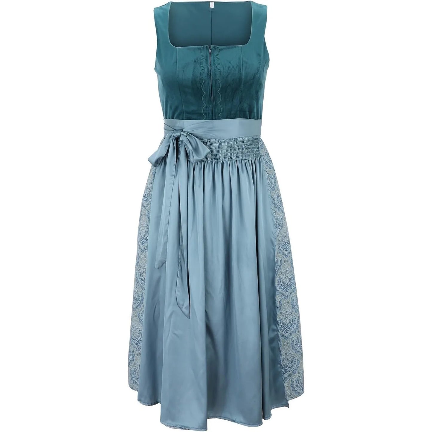 Naisten Dirndl Mekko - Kestävä Kangas - Vintage Oktoberfest Trachten