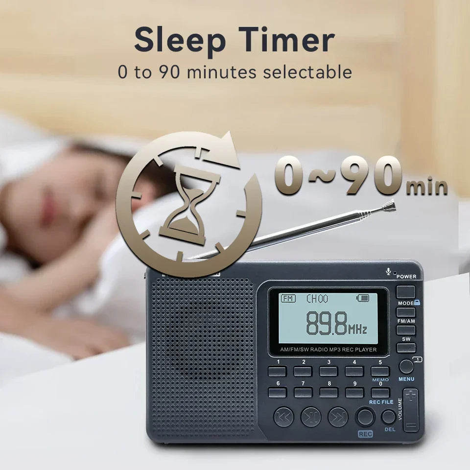 Kompakti Kannettava Radio - EchoWave-***Compacte Draagbare Radio - EchoWave-EmiyoSuomi