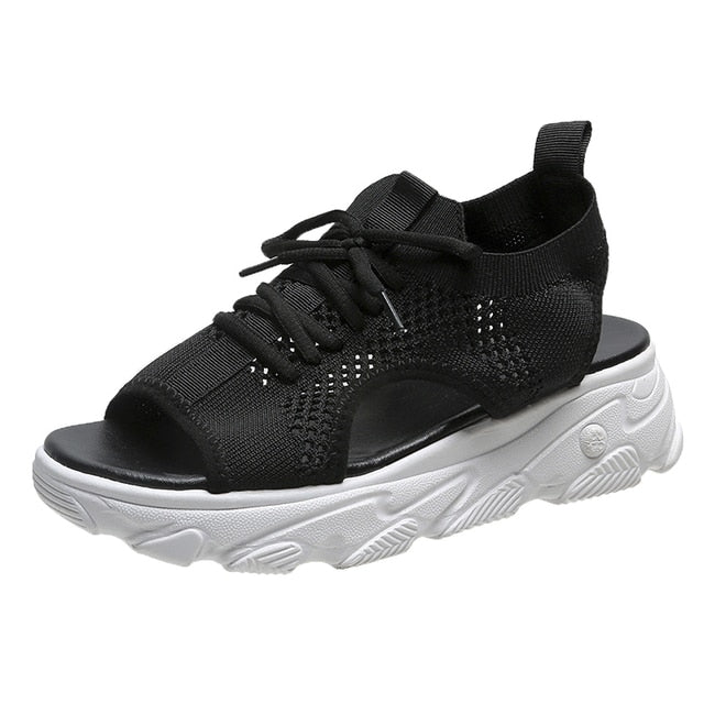 Naisten Sneaker-sandaalit – Hengittävät ja mukavat kesäkengät vapaa-aikaan-Sandaalit-EmiyoSuomi