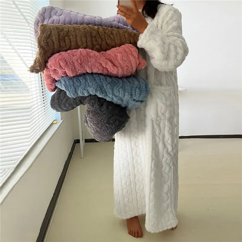 BearHug - Robe Fleece Teddy Confortable - Douceur-Mekot-EmiyoSuomi