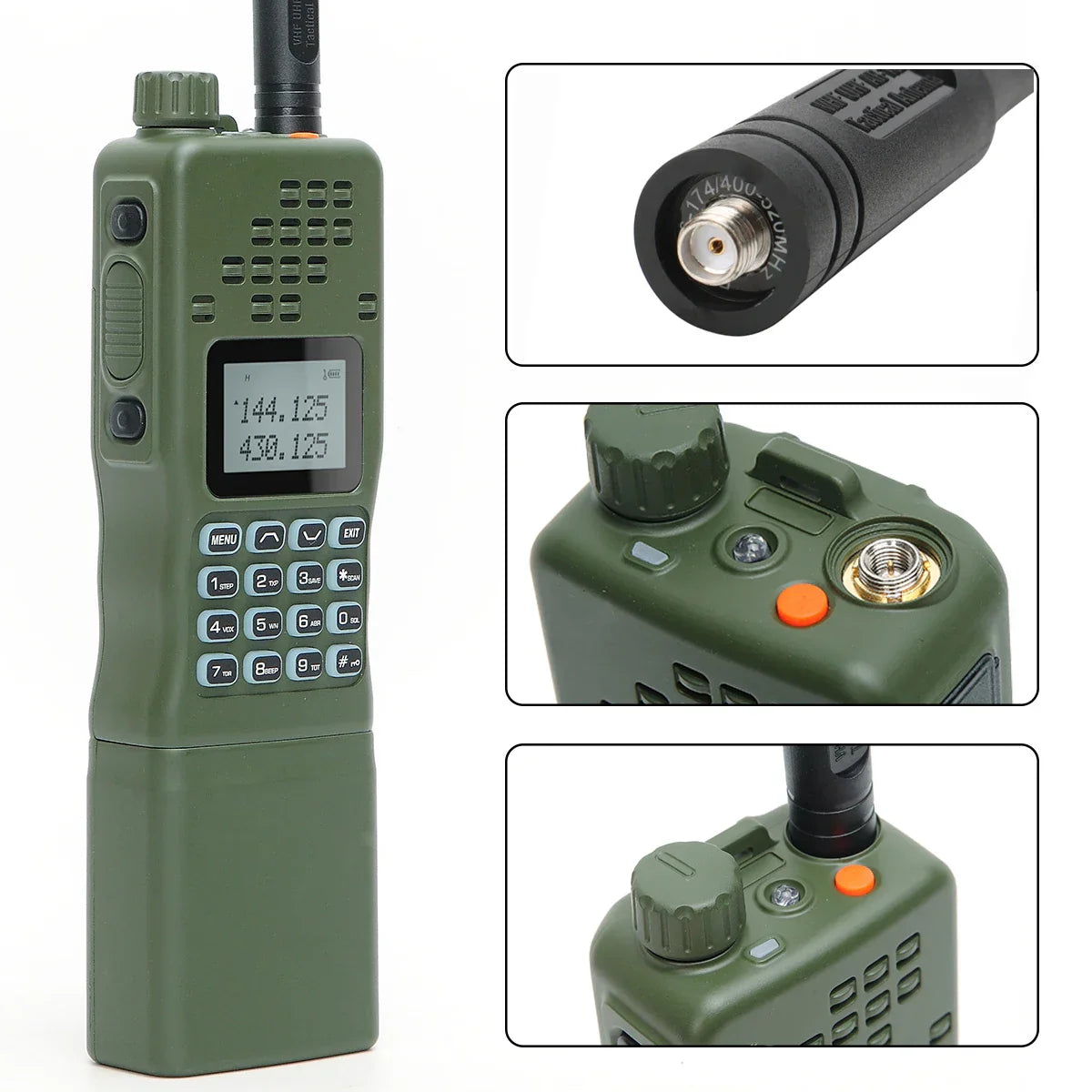 Kaksitaajuinen VHF/UHF - Käytäväpuhelin - CommGuard-***Dual-Band Walkie Talkie - CommGuard-EmiyoSuomi