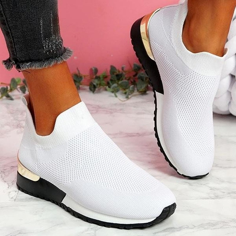 Joustava Slip-On lenkkarit-kengät-EmiyoSuomi