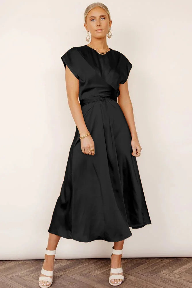 Evangeline - Robe satin élégante - Mode femme-Mekot-EmiyoSuomi
