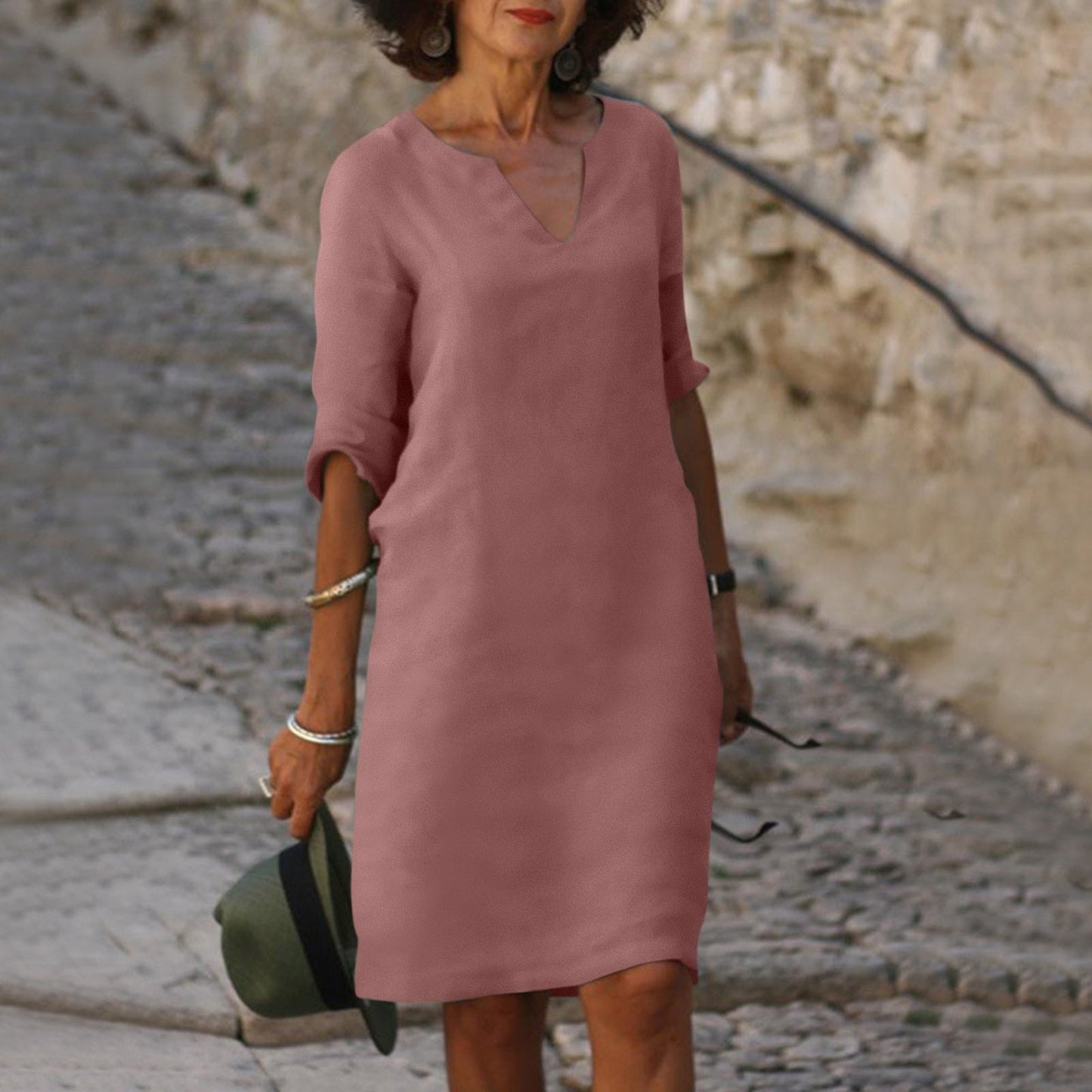 Sara - Tyylikäs kesämekko - Eleganssia ja mukavuutta-Mekot-EmiyoSuomi