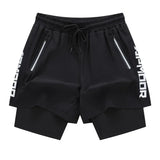 Nopeasti kuivuvat juoksushortsit - Josue - Vetoketju-Miesten shortsit-EmiyoSuomi