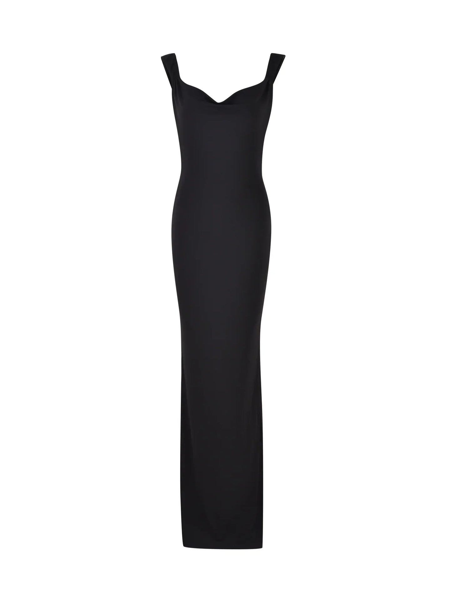 Satin-maksimekko nauhalla - Tyylikäs ja elegantti-Mekot-EmiyoSuomi