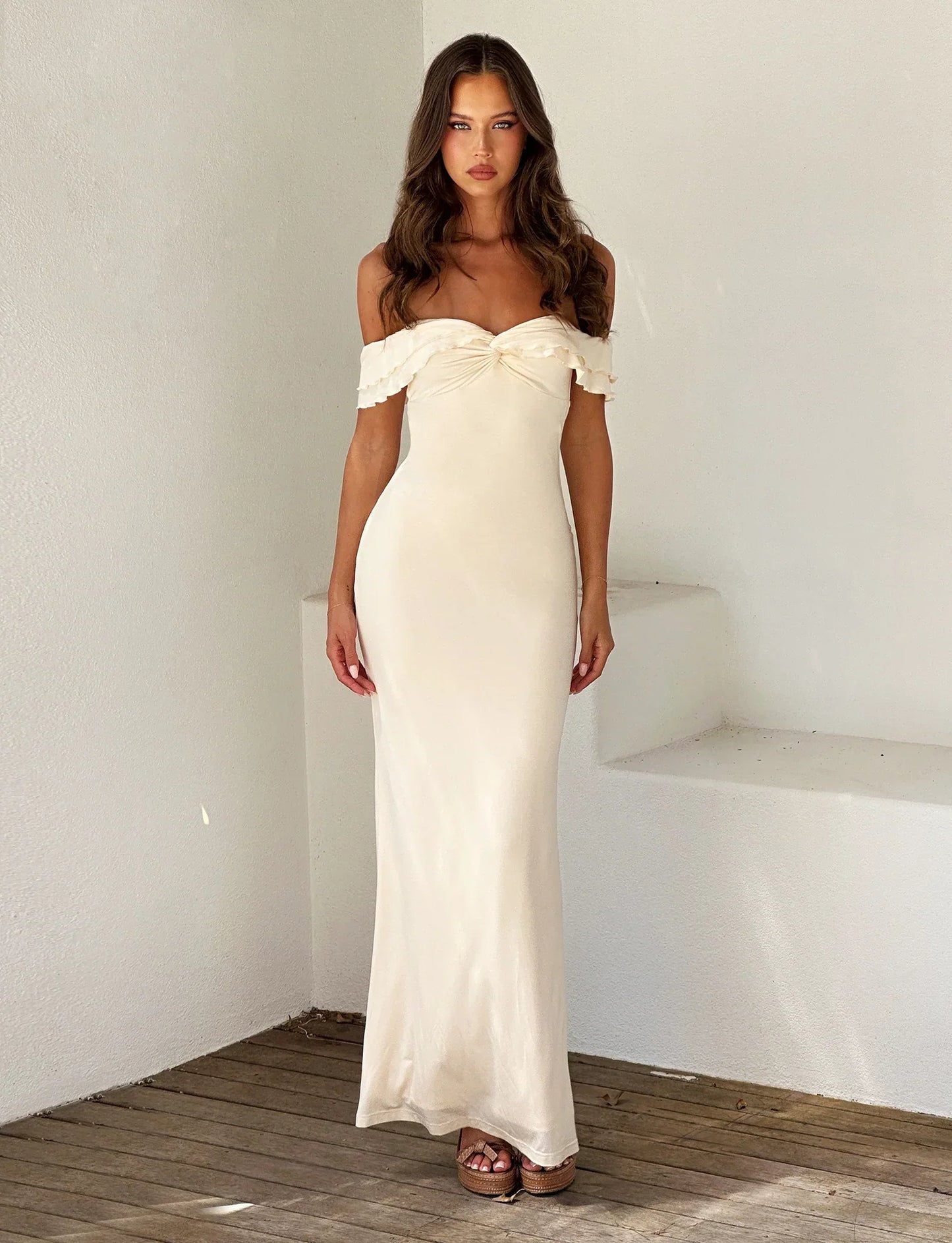 Robe française élégante - style intemporel - taille flatteuse-Mekot-EmiyoSuomi