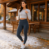 Dame varme formende leggings – foret og elastiske