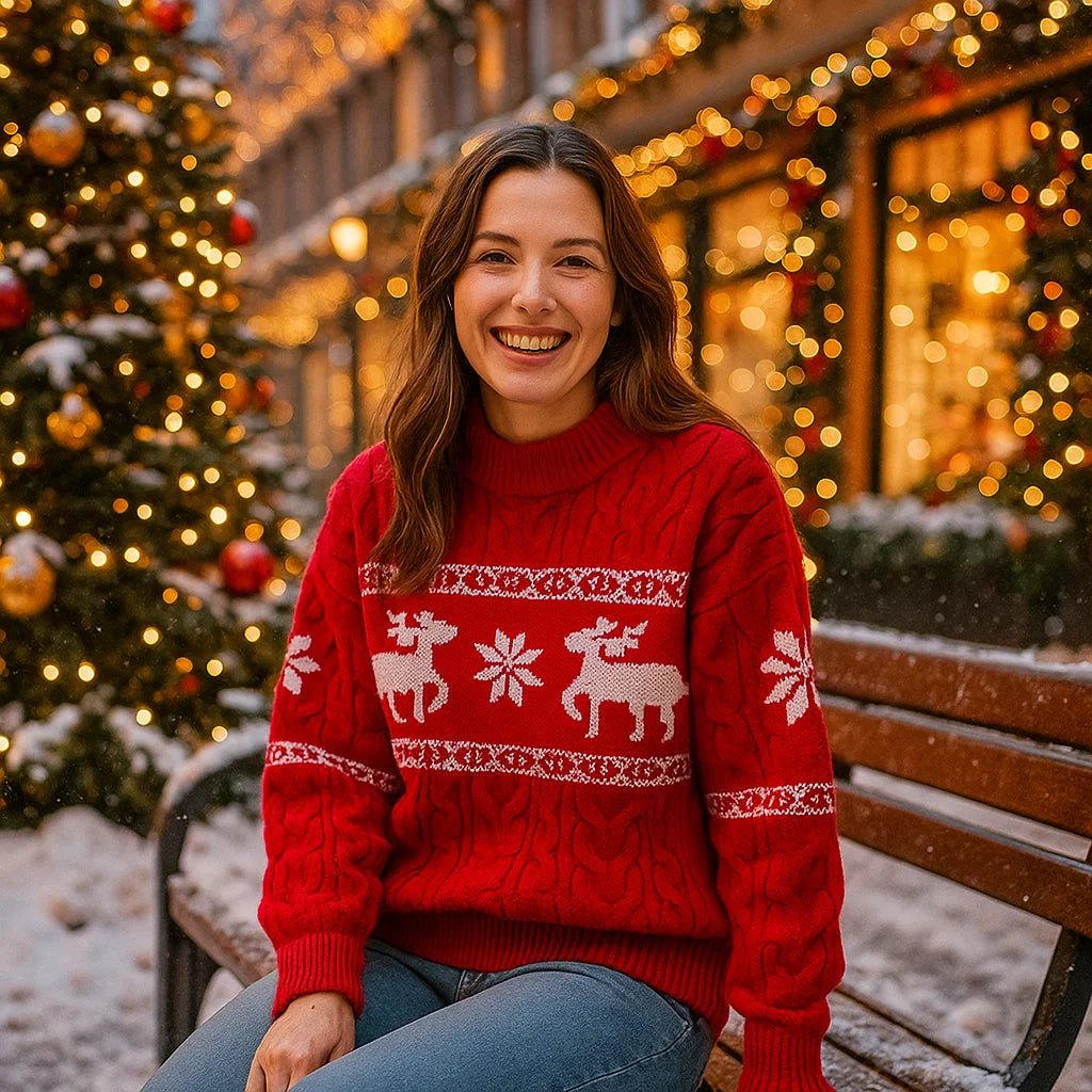 Aimée – Paksu Kashmirneule – Lämmin – Laadukas – Tyylikäs - EmiyoSuomi - Joulupuserot