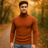 Alfard Polo - Italialainen Villapaita Miehille - Tyylikäs & Mukava - EmiyoSuomi - Villapaita Miehet