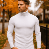 Alfard Polo - Italialainen Villapaita Miehille - Tyylikäs & Mukava - EmiyoSuomi - Villapaita Miehet