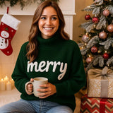 Arina – Värikäs Joulupaita – Iloinen Kuosi – Lämmin Materiaali - EmiyoSuomi - Joulupuserot