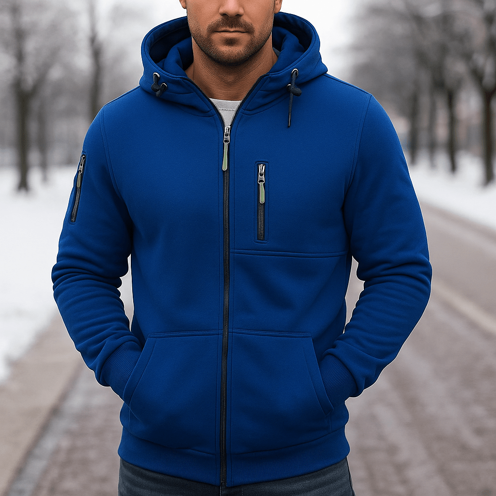 Arlo - Vedenpitävä Takki Hupulla Miehille - Mukavuus & Tyyli - EmiyoSuomi - Takit - Miehet