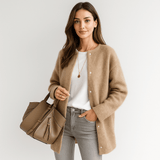 Aubrey Blød Villa Cardigan - Mukava - Tyylikäs - Lämmin - EmiyoSuomi - Neuleet