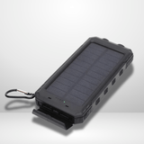 Aurinkokäyttöinen Power Bank LED - taskulampulla - EmiyoSuomi - Leirintäalue