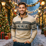 Austin – Miesten Joulupaita – Vetoketjulla – Tyylikäs & Mukava - EmiyoSuomi - Joulupuserot