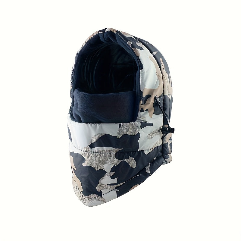 Unisex eristetty talvabalaclava - huppu - kasvosuoja - lämmin