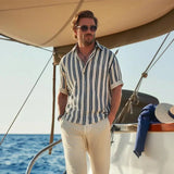 Bence Lyhythihainen Paita - Raidat - Kesämoodi - EmiyoSuomi - Miesten T - paidat