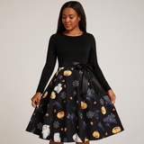 Benedetta - Elegant Pitkähiha Kostyymi Mekko - Mukava Design - EmiyoSuomi - Halloween