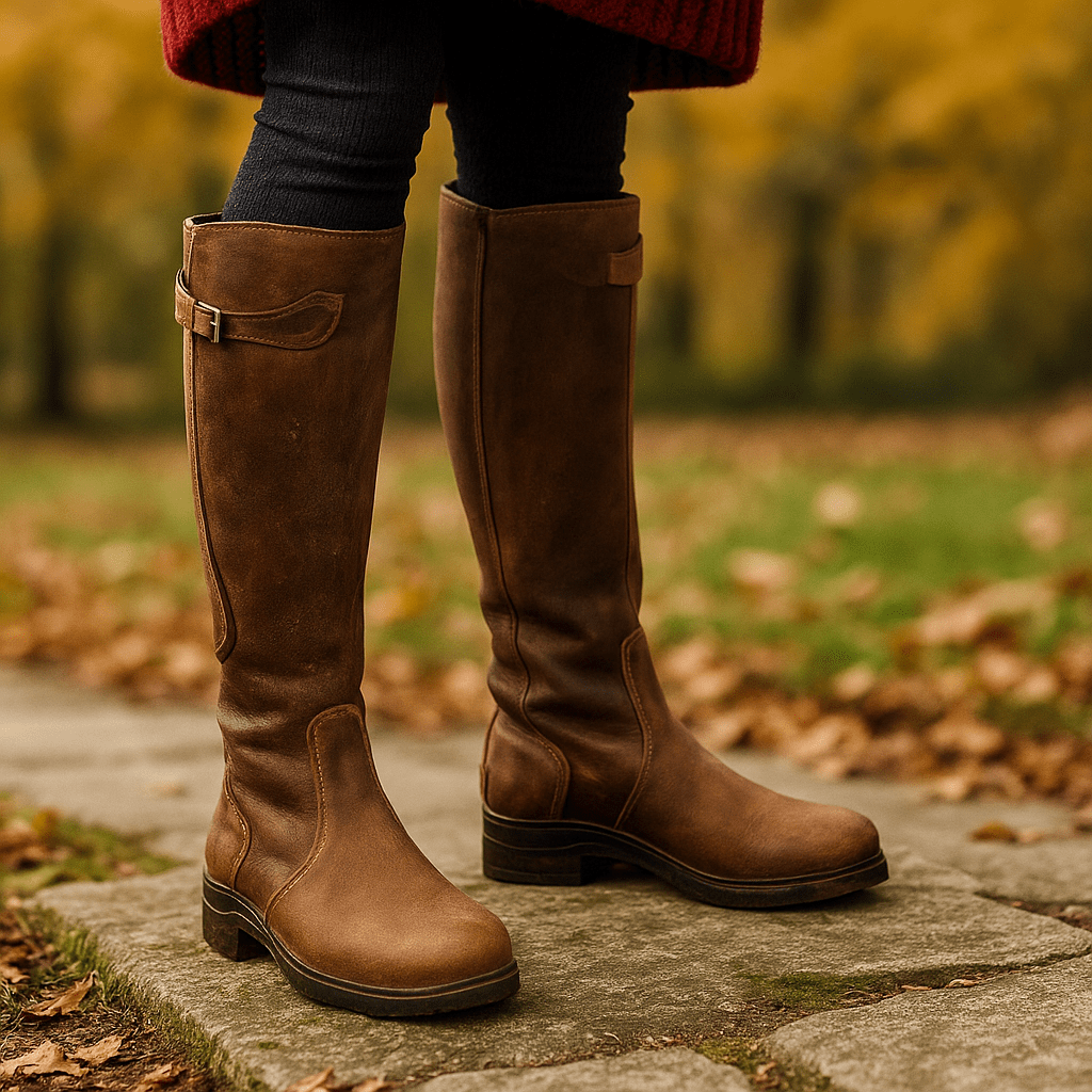 Beth - Vedenpitävät Saappaat Naisille - Mukavuus - Kestävyys - EmiyoSuomi - Saappaat Nainen