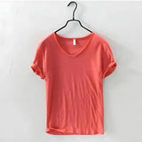 Boris T - paita V - kaula - aukkoinen miesten muoti - EmiyoSuomi - Miesten T - paidat