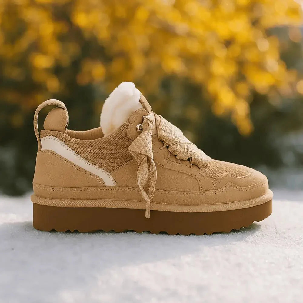 Naisten Talvikengät – Rajoitettu Erä Nappanahkaa