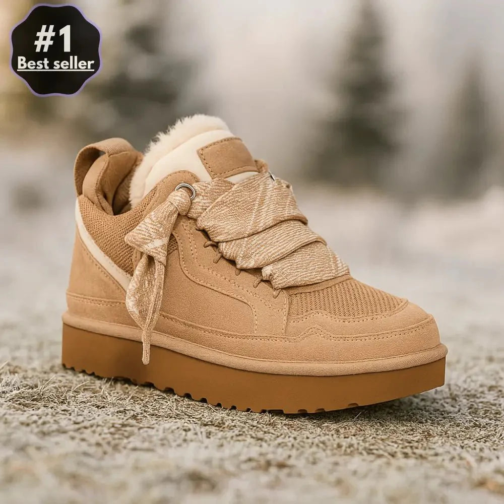 Naisten Talvikengät – Rajoitettu Erä Nappanahkaa