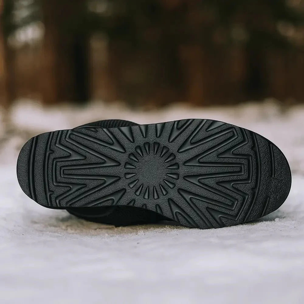 Naisten Talvikengät – Rajoitettu Erä Nappanahkaa