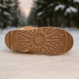 Naisten Talvikengät – Rajoitettu Erä Nappanahkaa