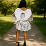 Bruna Mini Pukukostuum - Langennut Enkeli - Uniikit Siivet - Lasten Naamiaisasu - EmiyoSuomi - Halloween