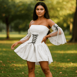 Bruna Mini Pukukostuum - Langennut Enkeli - Uniikit Siivet - Lasten Naamiaisasu - EmiyoSuomi - Halloween