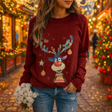 Cassandra - Jouluneule - Pyöreä Kaula - aukko - Lämmin & Tyylikäs - EmiyoSuomi - Joulupuserot