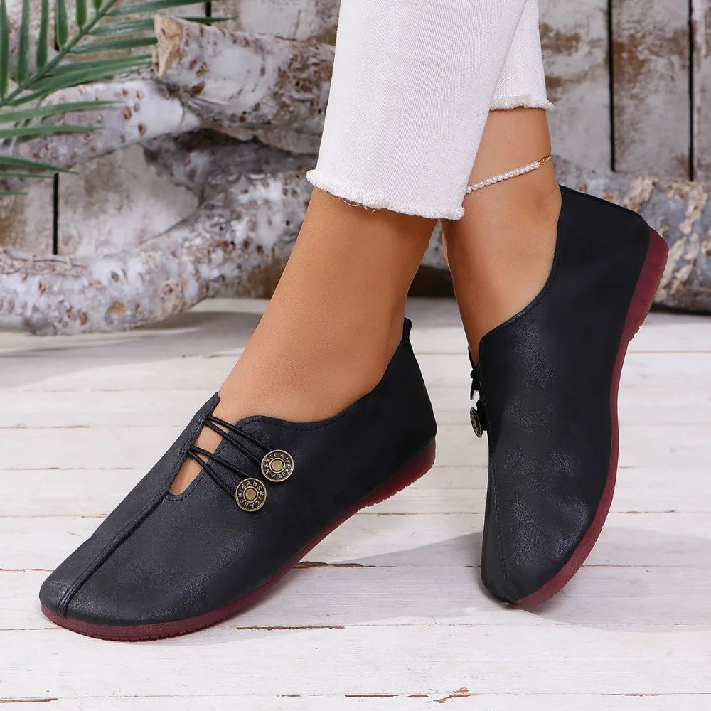 Nahka Barefoot Kengät - SERRA️ - Mukavuus - Luonnollisuus-kengät-EmiyoSuomi