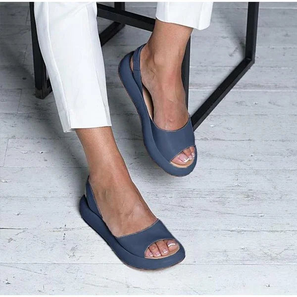 Naisten - Rentot Peep-Toe-Sandaalit - Mukavat ja tyylikkäät - Ihanteelliset kesäksi-Sandaalit-EmiyoSuomi