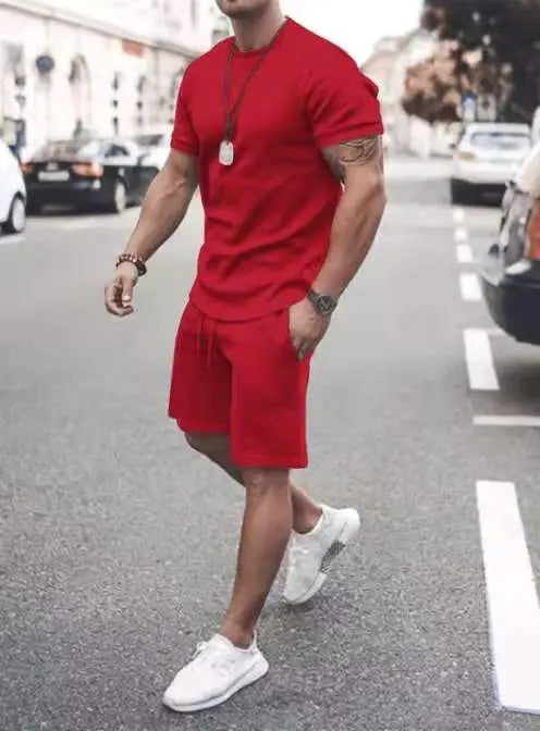 Jarek Lyhythihainen T-paita & Shorts Setti vivano-warszawa