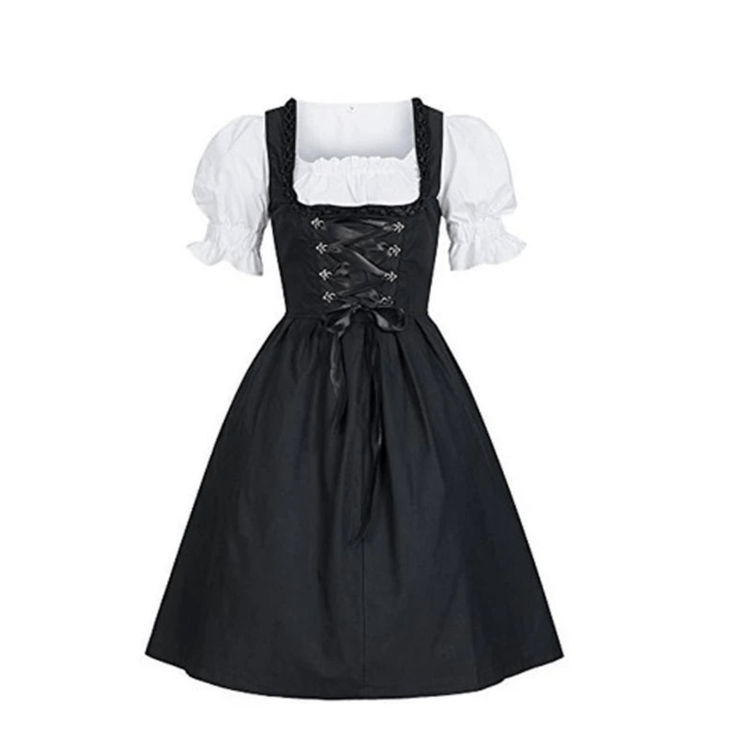 Dame Dirndl Mekko - Kevyt Kangas - Perinteinen Oktoberfest Ilme - EmiyoSuomi - Oktoberfest - Nainen